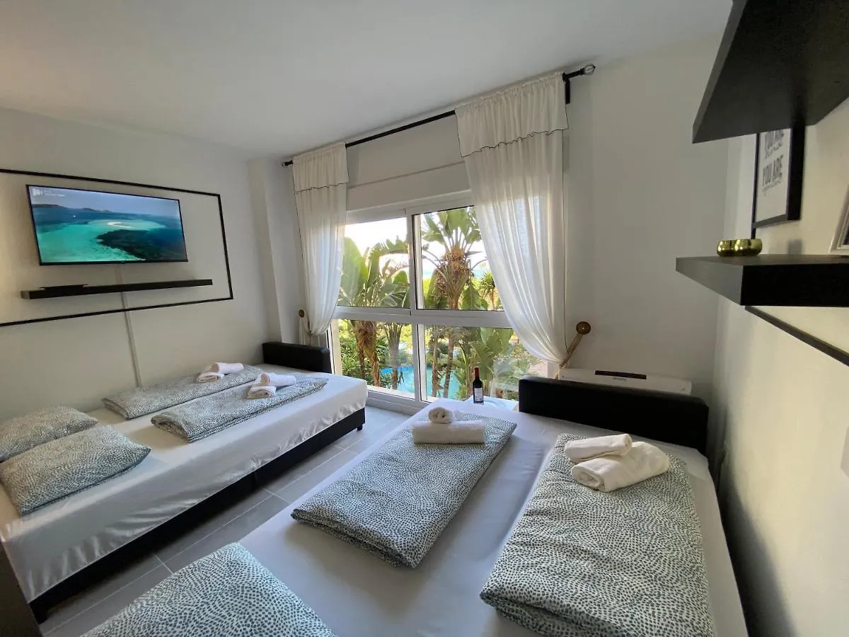 Modern Sea View Studio In Benal Beach Benalmádena Apartamento